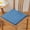 Blue*2, variant on GYTY Set of 2 High Density Sponge Chair Mat, Practical Chair Cushions with Fixing Ties, Comfortable Square Seat Pads for Kitchen Dining Living Room Office Chair, Easy to Clean