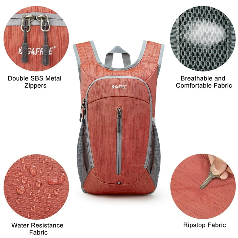 G4Free 10L Hiking Backpack Small Travel Hiking Daypack Lightweight Packable  Backpack Casual Foldable Shoulder Bag - Walmart.com