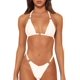 thumbnail image 1 of MIKETAI Bikinis sexy para mujer 2 piezas Bikini correa de espagueti trajes de baño de color sólido traje de baño triángulo traje de baño, 1 of 4