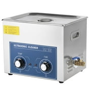 10L Commercial Grade Ultrasonic Cleaner Large Capacity Stainless Steel Clean Bath Tank with Heater and Digital Timer with US Plug 110v