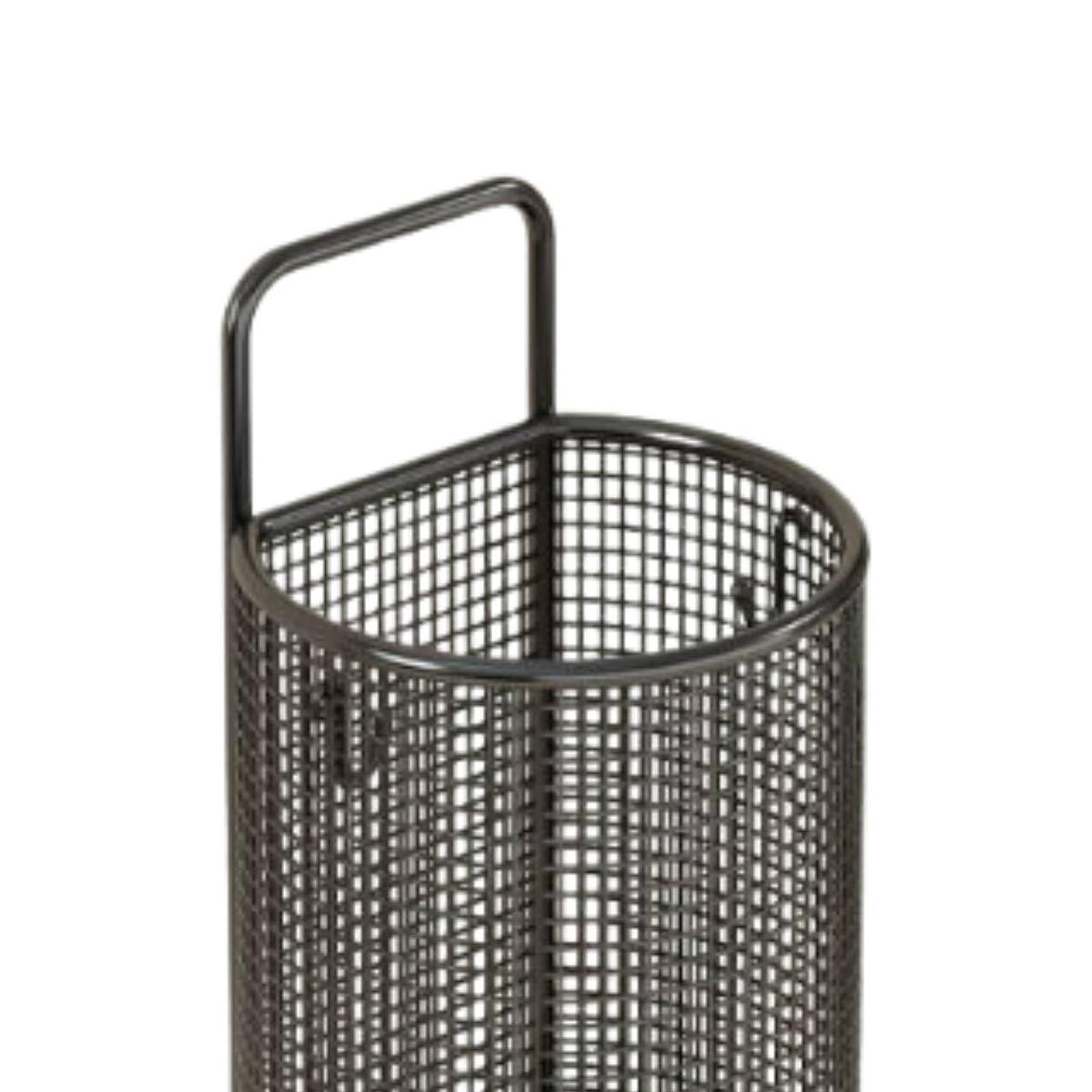 Fiocias Entryway Storage Umbrella Holder, Modern Portable Stable Umbrella Rack Organizer Black