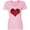 AD-Pink, variant on Inktastic Red Plaid Heart Women's V-Neck T-Shirt