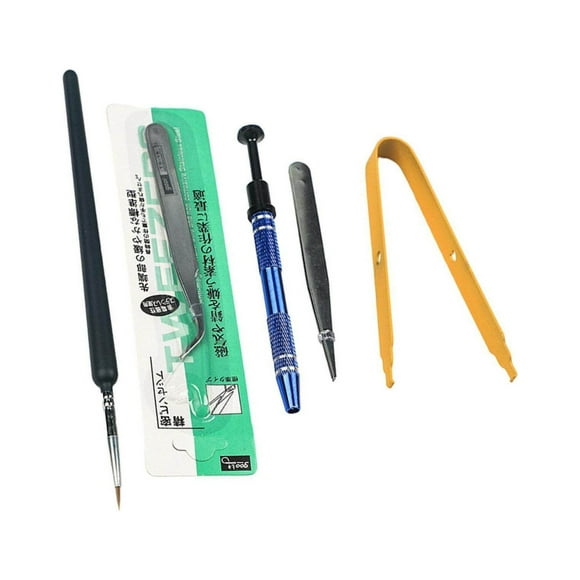 5Pcs Mechanical Keyboard Switch Lube Brushes Tool Kit for switches   Feature: There are Stabilizer yellow