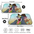 thumbnail image 3 of Tom and Jerry Windshield Sun Shade - Car Sun Shade Windshield Keeps Interior Cool, Reflector Sunshade, Foldable Sunshade for Car Windshield for Cars, SUVs, 3 of 7