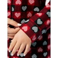 thumbnail image 5 of Fruit of the Loom Women's Beyond Soft Long Sleeve Button Down Flannel Sleepshirt, Sizes S-4X, 5 of 9