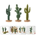 thumbnail image 4 of 3 uds. De decoración Artificial de Cactus falso para interiores, centros de mesa de Cactus vivos, decoración para el hogar y la Oficina, 4 of 5