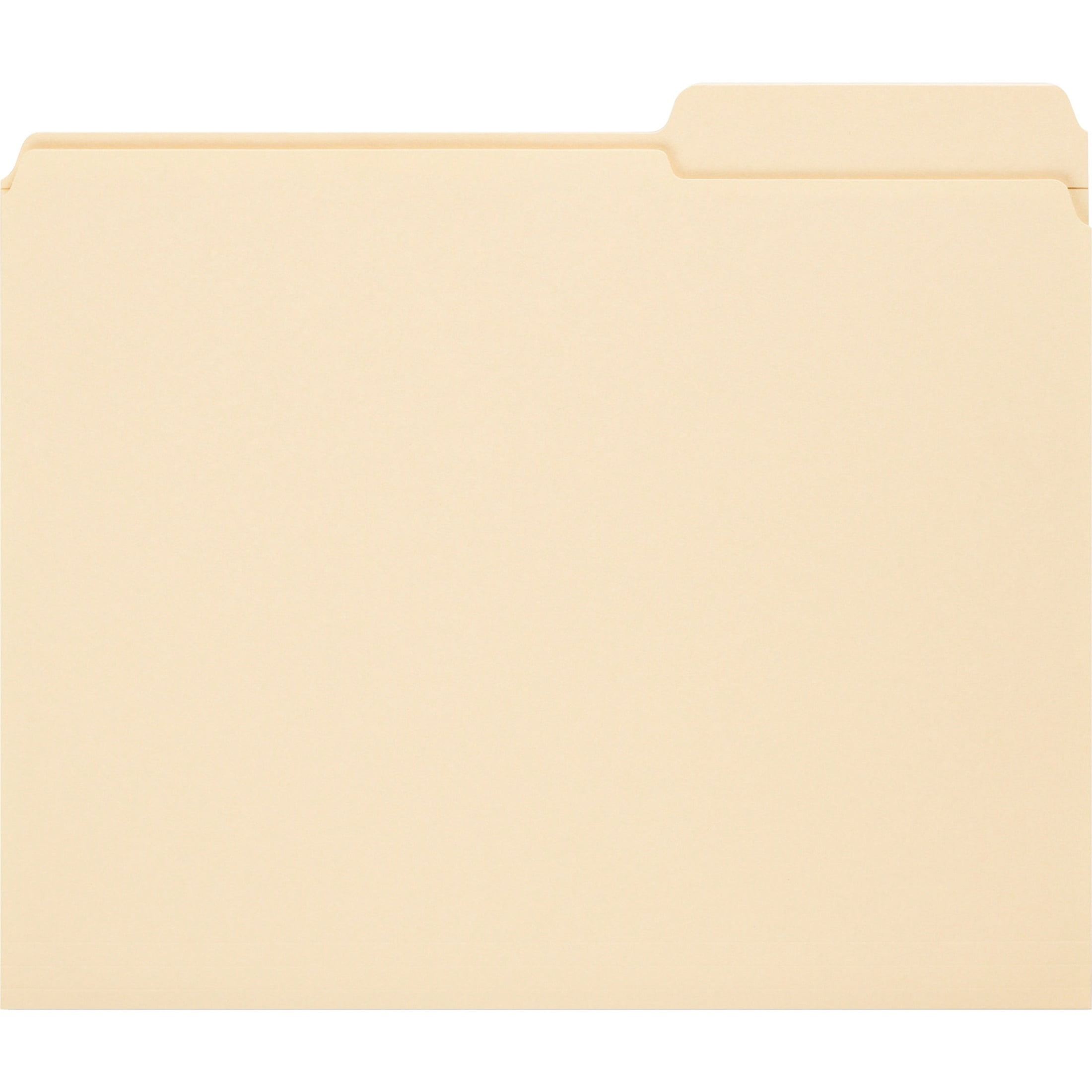 Smead File Folders, Reinforced 2/5-Cut Right Posit