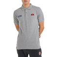 thumbnail image 2 of ellesse polo de hombre MONTURA - piqué, manga corta, cuello de punto plano, logotipo Gris M (Medium), 2 of 4