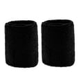 thumbnail image 6 of Miulika 6xSports Basketball Badminton Sweatbands Wristbands black 6 Pcs, 6 of 9