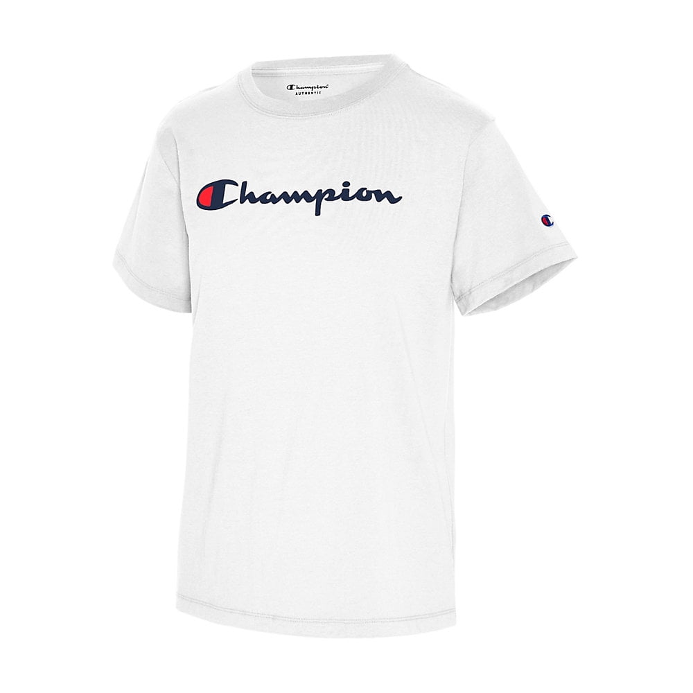 champion t shirt women's white