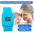 thumbnail image 3 of Termómetro inteligente Bluetooth para bebés digitales Pulsera inteligente Lcd de temperatura para fiebres, 3 of 5