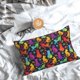 thumbnail image 5 of Fotbe Colorful Cats Funda de Almohada Decorativa Estilo Occidental, Lujo en Algodón, Fundas para Almohadas King, Cojín Estampado para Decoración del Hogar-14"x20", 5 of 6