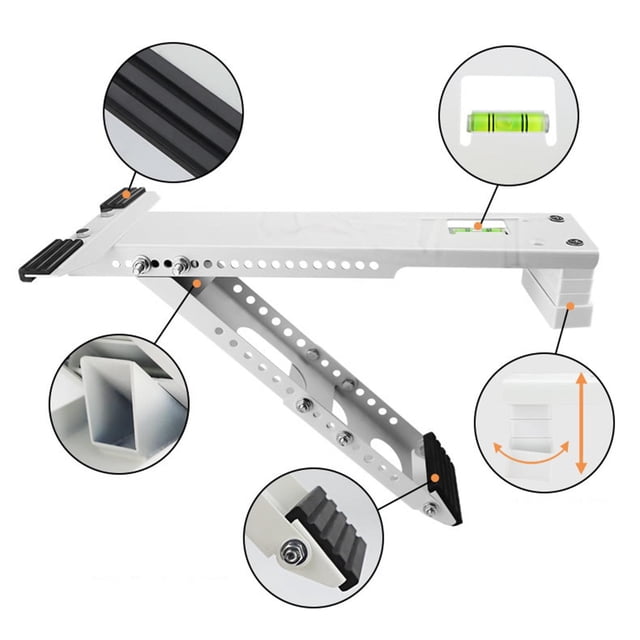 Soporte , soporte de montaje, accesorios, plegable de acero inoxidable para soporte de ventana exterior de 5000 a 12000 BTU Unica Colco Soporte de apoyo