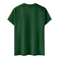 thumbnail image 4 of 2026 New USA Soccer Jersey T-Shirt, United States Jersey Soccer, USA Team Pattern Crew Neck Short Sleeve Athletic Casual Football Top for Adult(Green, S), 4 of 6