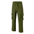 thumbnail image 6 of Fleece Lined Work Pants, Men Big And Tall Hiking Pants Waterproof Relaxed Fit Jeans Pantalones Mens Work Pants Insulated Double Knee Work Pants Pantalones Para Xl Green, 6 of 6