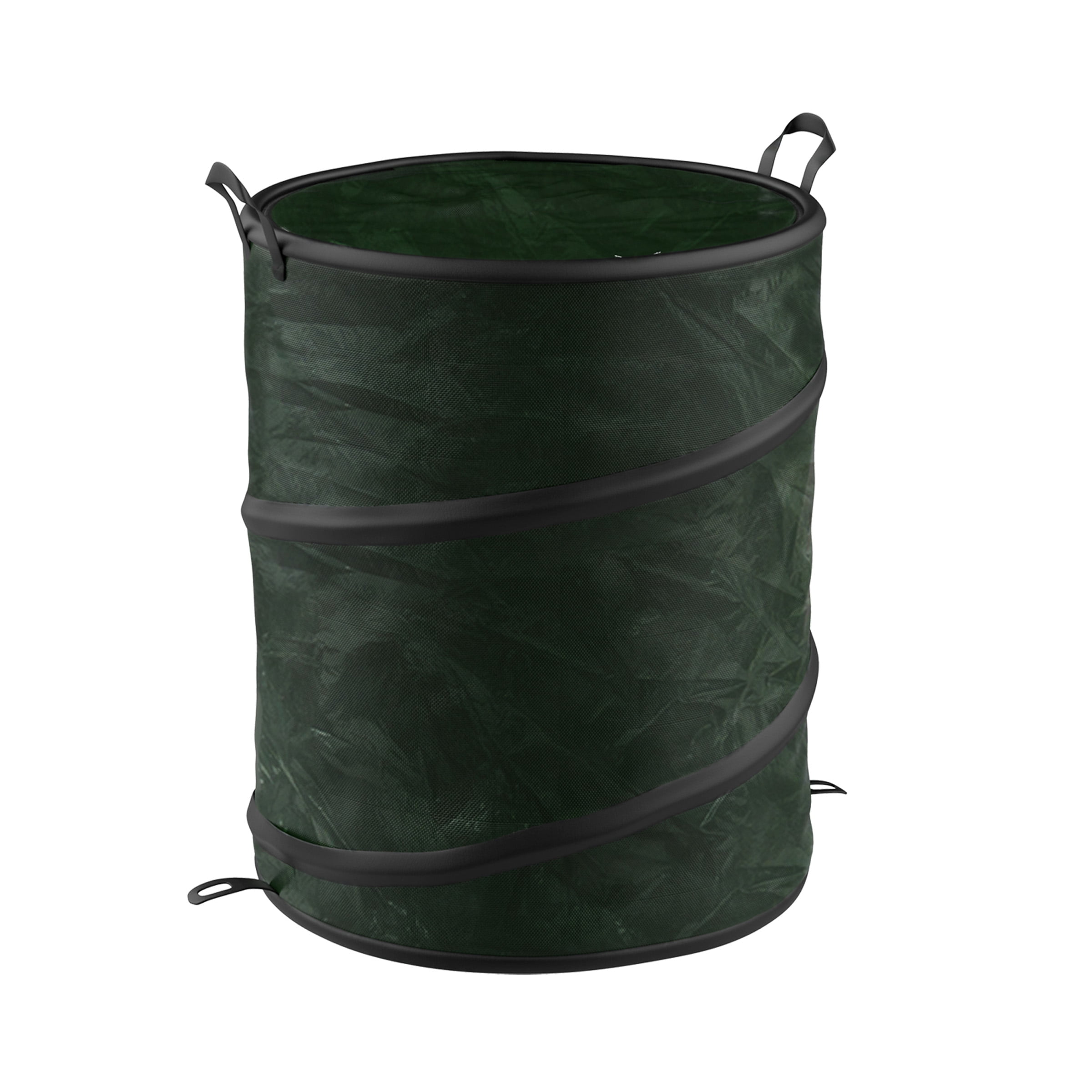 Wakeman 29.5-Gallon Pop Up Outdoor Garbage Can - Collapsible Trash Can for Parties, Yard Waste, or Laundry - Camping Accessories
