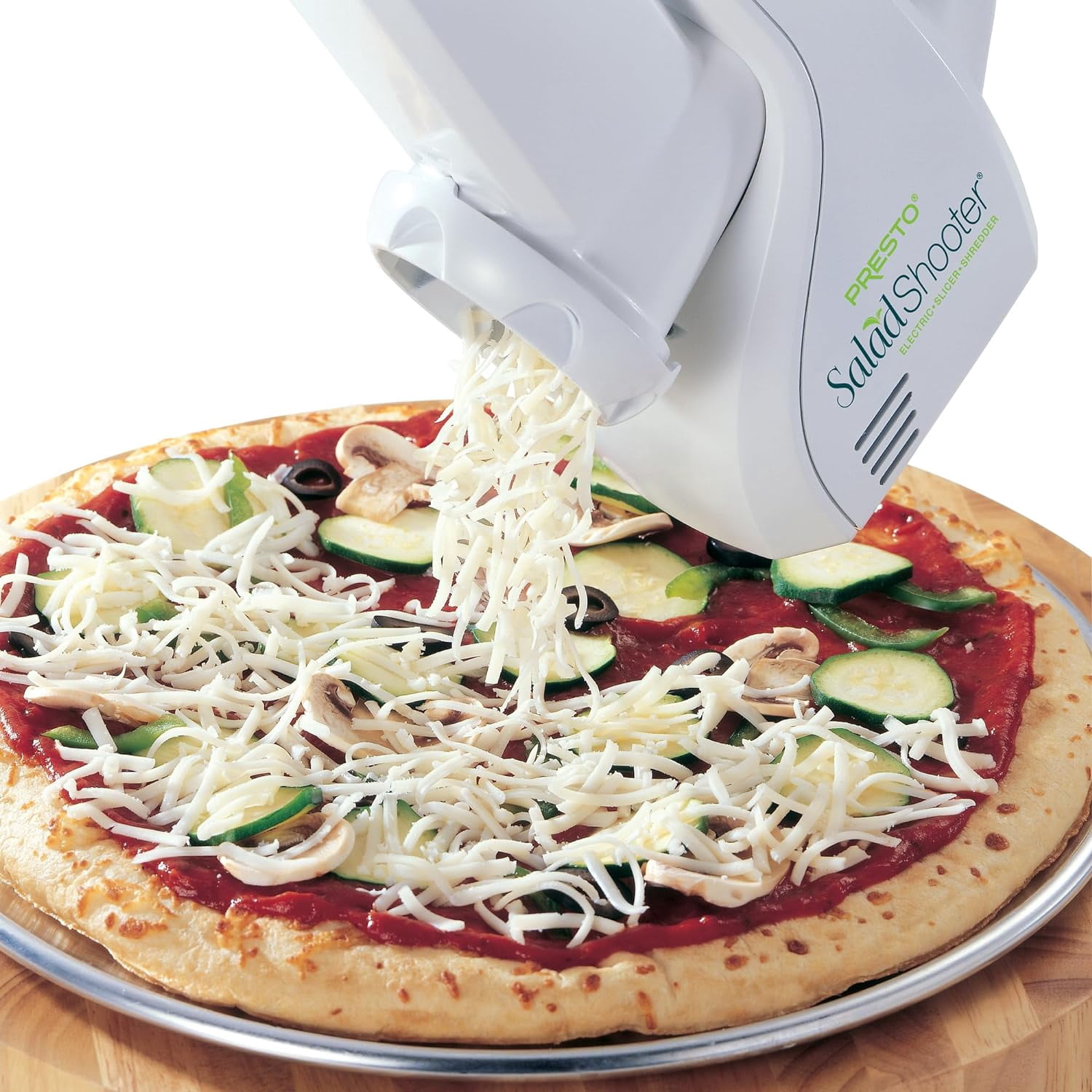 Presto Shooter Electric Slicer/Shredder, White