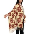 thumbnail image 4 of Sigee Thanksgiving Sketch Turkey for Scarf for Women Winter Warm Scarfs with Fringe, 4 of 8