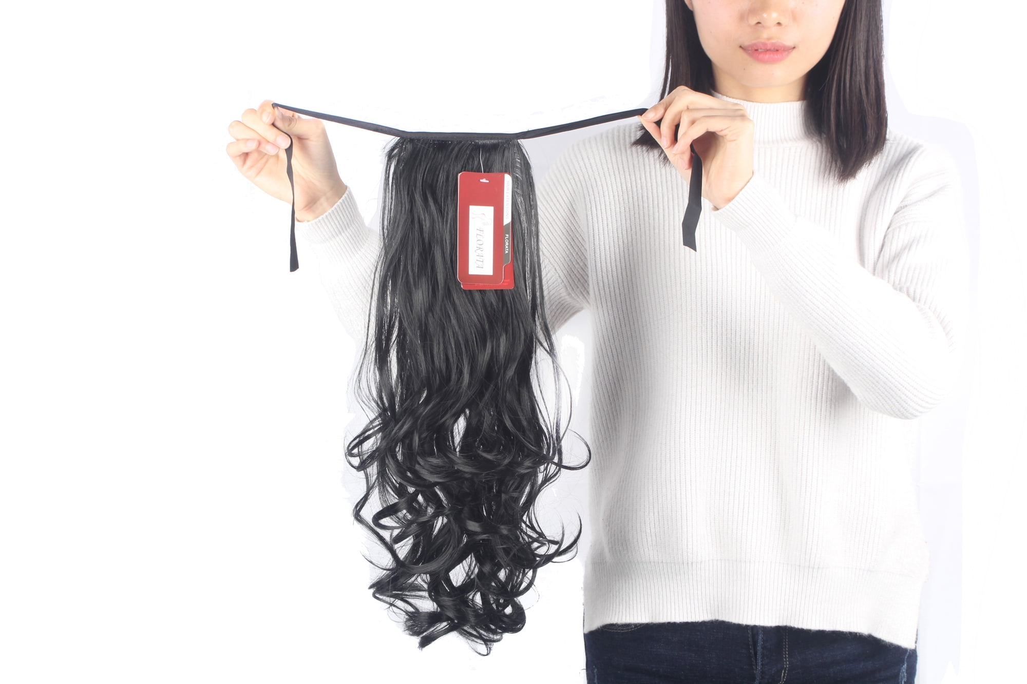 FLORATA Women 18" Wave Binding Tie up Ponytail Pony Tail Hair