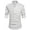 02-White, variant on Iceglad Men Henley Neck Long Sleeve Cotton Linen Shirt Casual Beach Outfit Dress Shirt White L