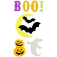 thumbnail image 2 of Northlight 10-Piece Moon and Bats Halloween Gel Window Clings, 2 of 5