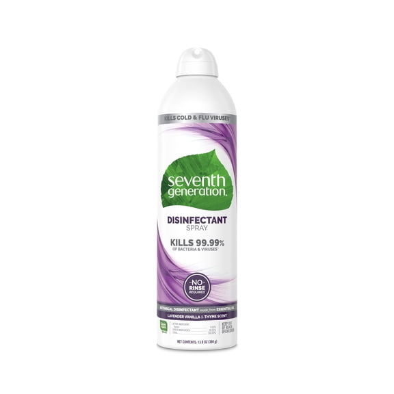 Seventh Generation Disinfectant Spray Lavender Vanilla & Thyme 13.9 oz