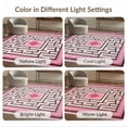 thumbnail image 7 of ODIKA Geometric Modern Abstract Maze With Interlocking Diamond Grid Motif for Playroom, Bedroom, Reading Nook, Pet Friendly & Kids Safe Play, 7 of 7