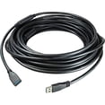 thumbnail image 2 of Comprehensive - USB extension cable - USB Type A (M) to USB Type A (F) - USB 3.0 - 5 V - 150 mA - 50 ft - active, signal booster - black, 2 of 3