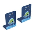 thumbnail image 4 of Book Shelves,2Pcs Book Ends Iron Metal Bookends Book Holder State-of-the-Art Design, 4 of 14