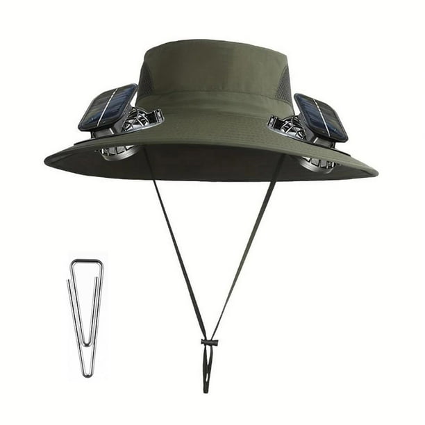 Ventilador, ventilador de techo, ventilador de escritorio, ventilador portátil, ventilador solar, sombrero de pesca al aire libre, sombrero para el sol para hombres con ventilador solar, sombreros de