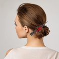 thumbnail image 5 of 2pcs Decorative Alligator Hair Clips, Rhinestone Duckbill Metal Hair Clips（Color 2）, 5 of 5