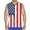 White, variant on cllios Men's 4th of July Tank Tops Patriotic Stars and Stripes Graphic Tees Comfortable Crewneck Top Vintage Sleeveless T Shirt Vest