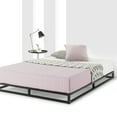 thumbnail image 4 of Mellow Modernista 6" Metal Platform Bed with Wooden Slats, Black, Queen, 4 of 8