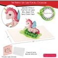 thumbnail image 6 of IOYOUNOW Unicorn Pop up Birthday Card – 6x6 Inches Greetings Card, 3D Popup Card for Kids Special Day - Sparkle and Shine on Any Occasion, Pop-up Art, 6 of 6