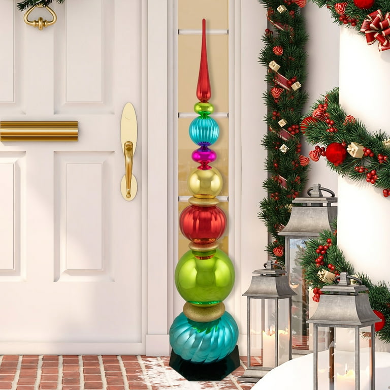 Northlight Ball Finial Tower Commercial Christmas Decoration