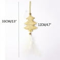 thumbnail image 7 of FFENYAN Christmas Tree Ornament Christmas Ornaments Christmas Five pointed Star Love Feather Pendant Gold, 7 of 7
