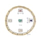 thumbnail image 4 of Pulsera Tipo italiana Bicolor 5 charms de amor y estilo Acero Inoxidable Horoz WH545, 4 of 4