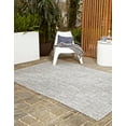 thumbnail image 3 of Rugs.com Outdoor Solid Collection Rug – 6' x 9' Light Gray Flatweave Rug Perfect For Bedrooms, Dining Rooms, Living Rooms, 3 of 7