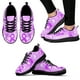 thumbnail image 1 of Zapatillas deportivas con diseño de cinta morada para mujer, zapatos para el cáncer de páncreas, calzado para la concientización sobre el lupus y la epilepsia, zapatos planos, 1 of 6