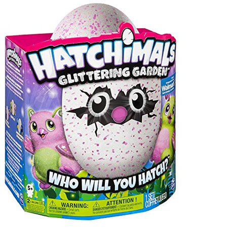 Hatchimal Glittering Garden Gleaming Burtle pink/green with CollEGGtible Blind Pack!