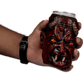 thumbnail image 1 of Porta Latas Demonio Temática Halloween Decorativo Para Bebidas Fiesta, 1 of 6