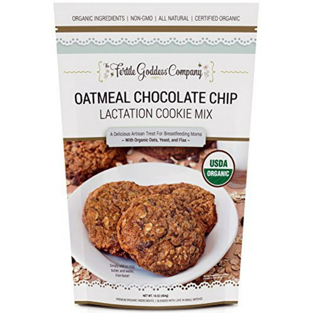 Lactation Cookie Mix (USDA Organic Certified) with Oats, Brewer?s Yeast ...