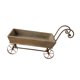 thumbnail image 5 of Soporte para plantas, soporte rústico de madera con forma de rueda de carro, jardinera, cesto para flores, estante para el hogar, jardín, macetas,, 5 of 8
