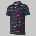thumbnail image 2 of Landzoo Toddler Boys Beach T-Shirt Graphic Print Short Sleeve Notch Neck Autumn Layering Boys Tees, 2 of 3