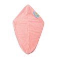 thumbnail image 4 of Unique Bargains 1 Pc Water-absorbent Embroidery Hair Towel for Bathroom Pink Coral Fleece, 4 of 5