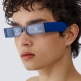 thumbnail image 3 of Gafas de sol estilo punk street de moda con caja pequeña de hip hop de 3 piezas (negro), 3 of 5