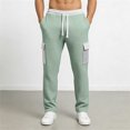 thumbnail image 4 of Pantalones de Cintura Alta de Pierna Ancha para Mujeres Pantalones Casuales Sueltos Delanteros con Bolsillos Pantalones de Playa de Verano, 4 of 9