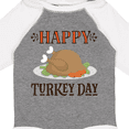 thumbnail image 4 of Inktastic Thanksgiving Happy Turkey Day Boys or Girls Long Sleeve Baby Bodysuit, 4 of 5