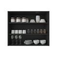 thumbnail image 5 of Miekor Furniture Wall Shelf 30" H, 3 Shelves, Black MK7797, 5 of 7