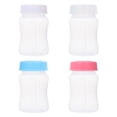 thumbnail image 1 of SHISUYAN 4Pcs Wide Breast Nursing Holder Breast Milk Preservation Bottle (Mixed Color), 1 of 7